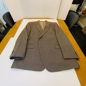 John Weitz Men's Elegant Tan/ blue Blazer